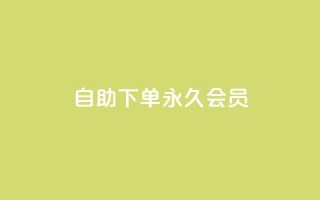 qq自助下单永久会员 - 快速获取QQ永久会员的自助下单方法!