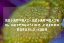 流量卡免费申请入口，流量卡免费申请入口电信，流量卡免费申请入口揭秘，开启无限畅游新篇章亿乐社区SUP货源站